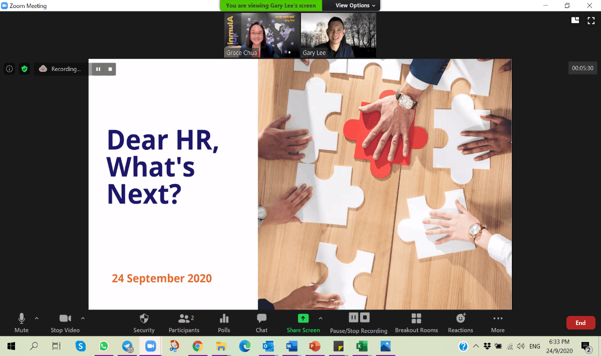 Dear HR, What's Next? by the Manchester Worldwide S.E. Asia Centre - 24 Sep 2020
