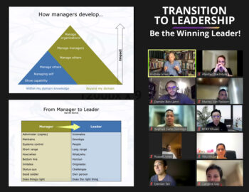 TRANSITION TO LEADERSHIP – Be the Winning Leader! - 2 March 2022