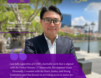 Social Responsibility Part 2 of 6 – Alumni Profile: Dr Pang Chin Hong